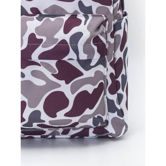Camo Print Backpack Polyester - Picture 2 of 2